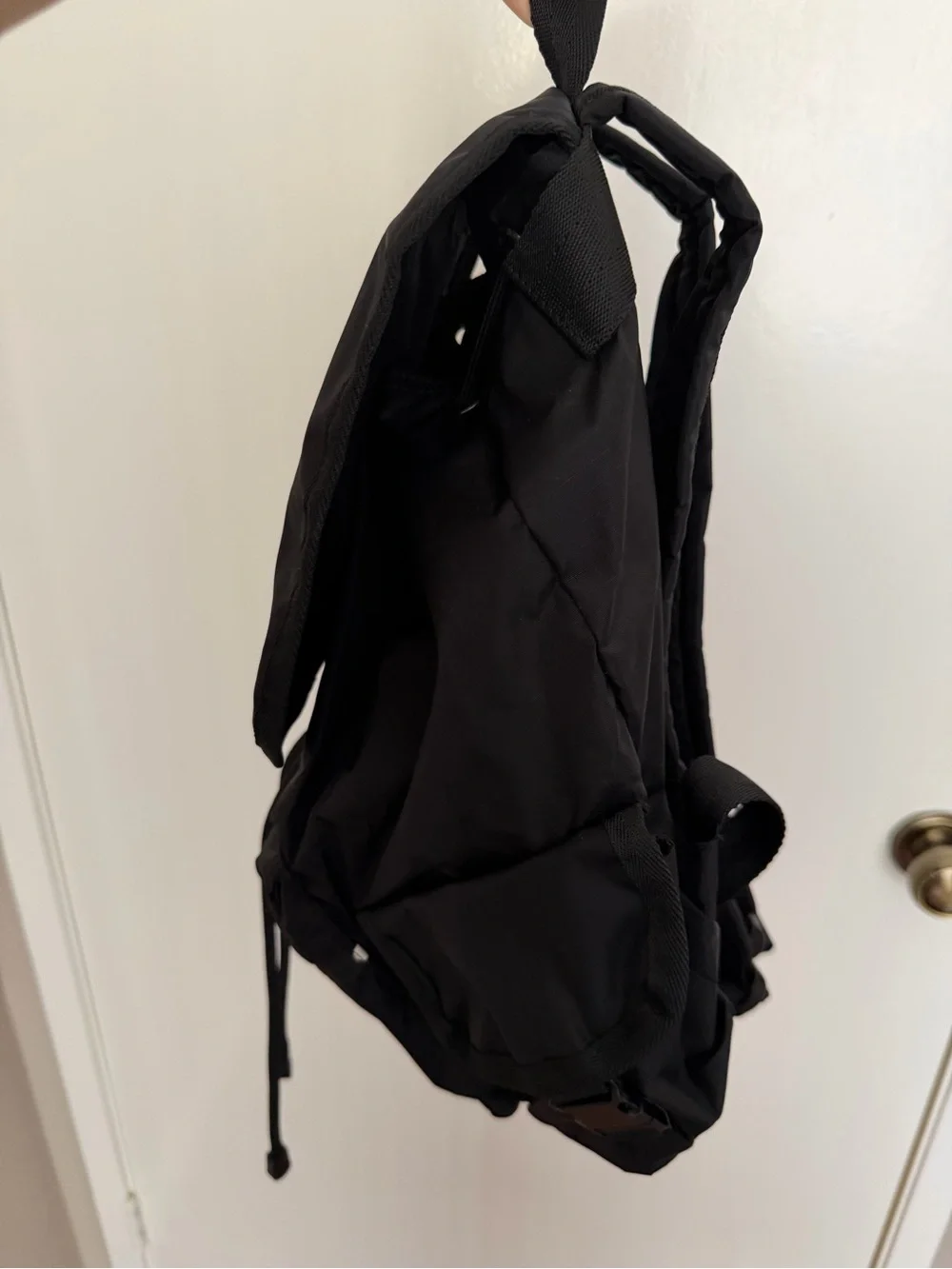 LeSportsac Black Nylon Drawstring Backpack